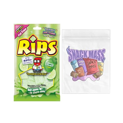 Rips Bite-Size Lime Licorice Pieces 4 oz miniatura 4