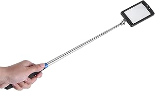 LED Lighted Flexible Adjustable Inspection Mirror 360 Degree Swivel Extend Tool