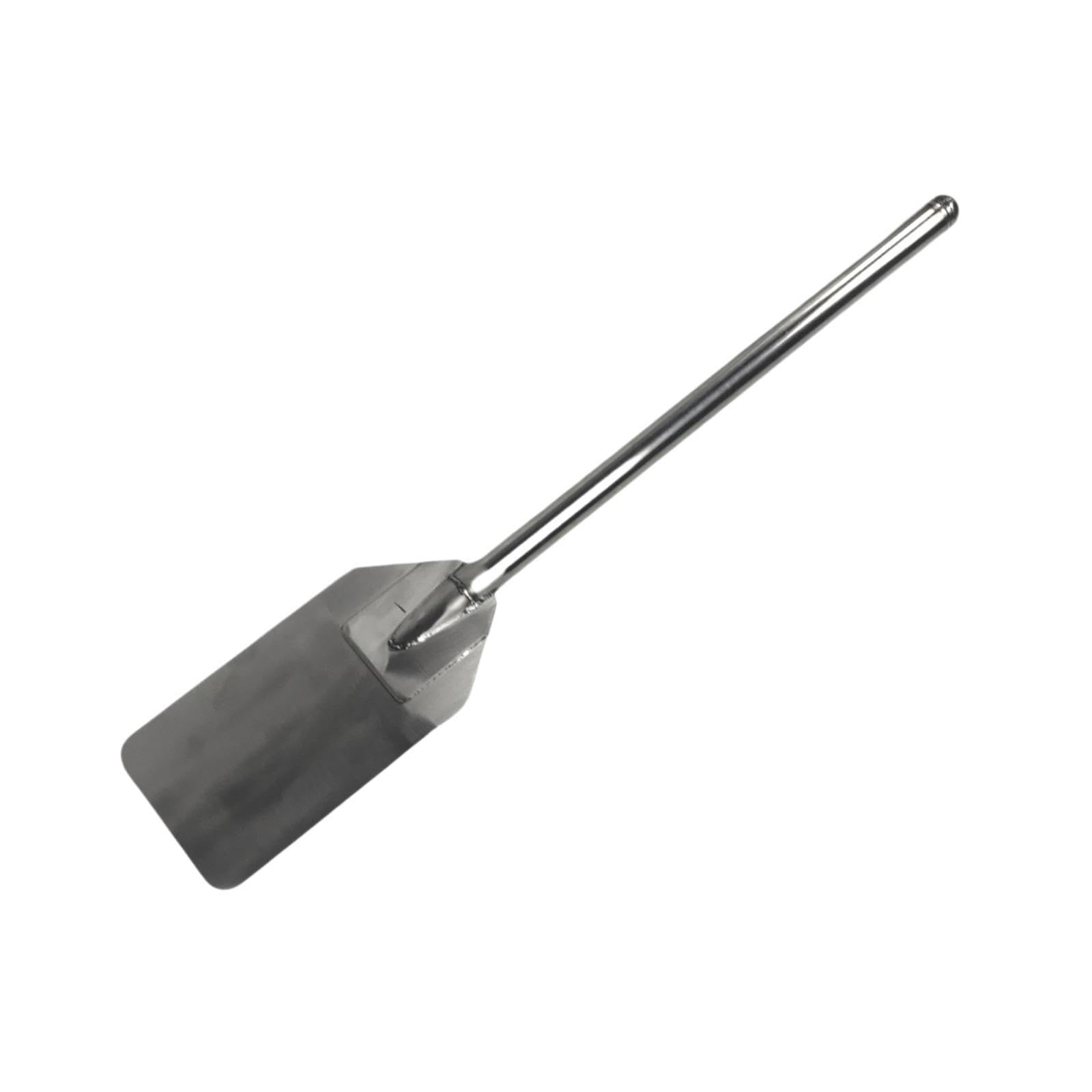 Paleta de Mezcla de Acero Inoxidable de Mango Largo Robusta para Remover Cuchara de Mezcla Plana Bastón para Cocina Profesional Adecuado para, 36 in