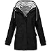 Mymyguoe Übergangsjacke Damen wasserdicht Regenjacke Damen wasserdicht übergangsjacke Windbreaker lang atmungsaktiv Mantel Herbst Mantel Jacke leichte Grosse groessen Outdoorjacke