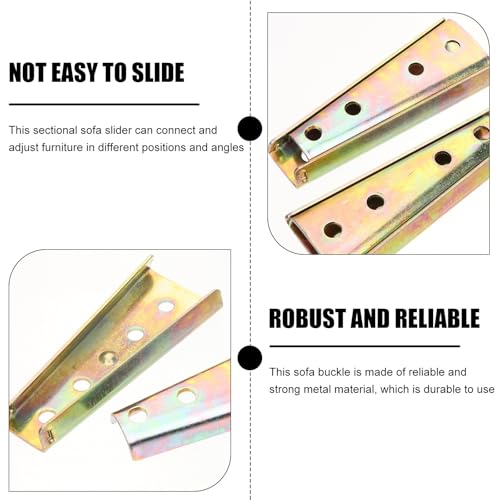 Pernos de fijación para sofá modular dorado Housoutil de diseño simple 4