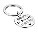 Hazado Stepdad Stepmom Gifts Stainless Steel Stepfather Stepmother Keychain Mother's Day/Father's Day/Wedding/Birthday Gift