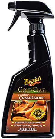 Meguiar's Gold Class Leather Conditioner Spray - Premium Car Leather Conditioner - Protect Your Car's Leather Seats from Cracking, Fading and Drying Out - Keep Leather Looking and Feeling New, 16 Oz