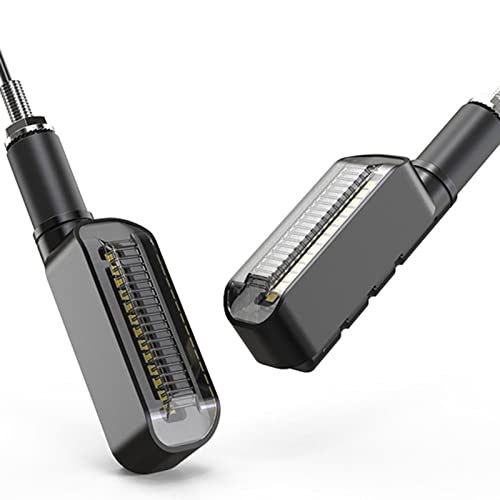 Sinal de volta da motocicleta - Com lâmpadas de LED de lado duplo Traseira fluindo luz de sinal de v