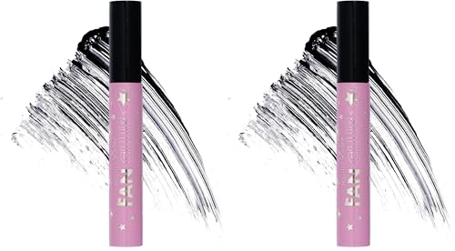 Image of Milani Highly Rated Fan Club Fanning Mascara - Volumizing & Lengthening Lash Makeup for Lifted, Curled Lashes - 24-Hour Smudge-Proof Formula - Vegan & Cruelty-Free, Made in Italy, Black (Pack of 2)