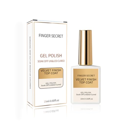 finger secret 18ml/0.60floz Luxury Velvet Finish Matte Top Coat -
