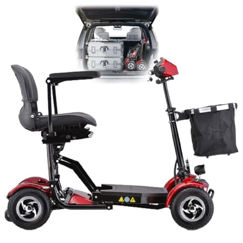 Scooters Eléctricos Para Adultos, Scooter De Movilidad,Silla De Ruedas Eléctrica,Scooter De Viaje Portátil,Scooter De Movilidad Eléctrica Plegable,Scooter De Movilidad De 4 Ruedas red