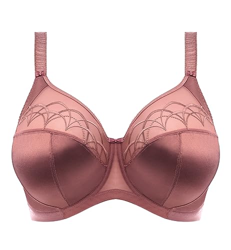 Elomi Cate Embroidered Full Cup Banded Underwire Bra (4030),36J,Rosewood3