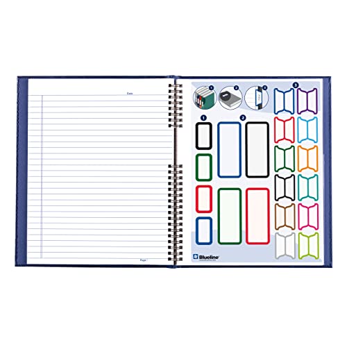 Libreta Blueline NotePro sistema de indexación de 150 páginas azul índigo A10150.BLU 5