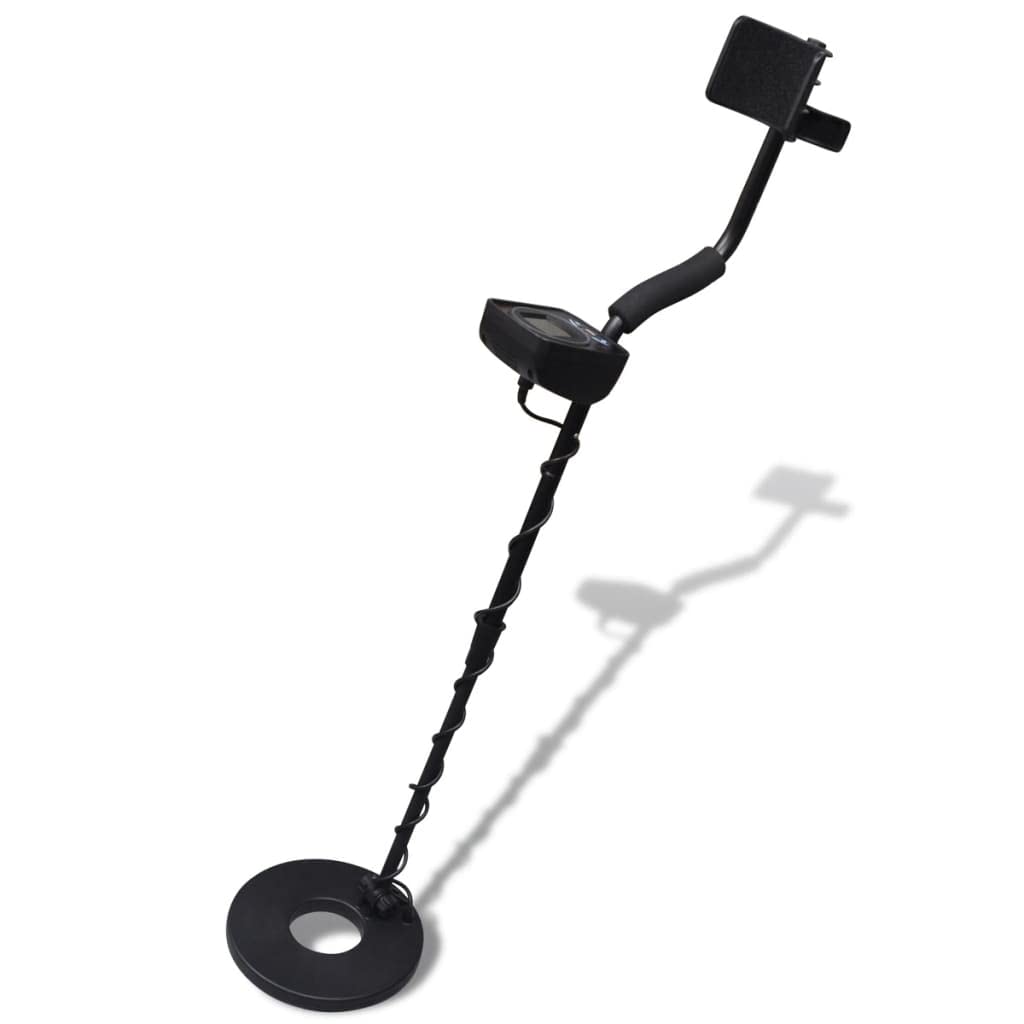 Wykrywacz metalu z wyświetlaczem LCD i wodoodporną cewką wyszukiwania 21 cm, regulowany trzonek 113 cm, głębokość wyszukiwania 300 cm, wskaźnik metalu, poszukiwacz skarbów, do budowy, ogrodu