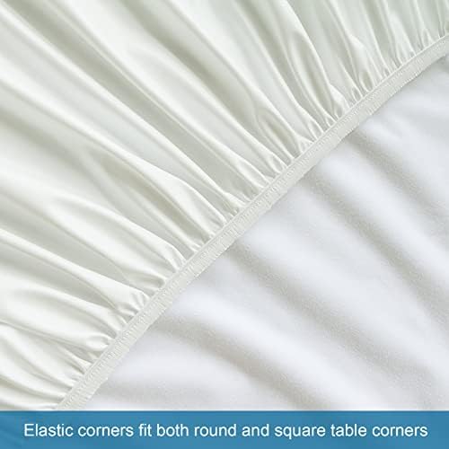 Massage Table Sheets 100% Waterproof 2-Piece Massage Table Cover Sets Multi-sizes Include Massage Fitted Sheet & Face Cradle Cover Ultra Soft & Skin-friendly Fit Massage Table & Facial Bed