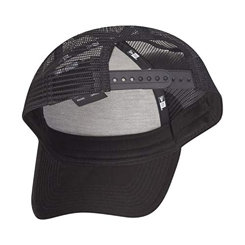 New Era Adjustable A-Frame Trucker Cap - Brand Patch Noir