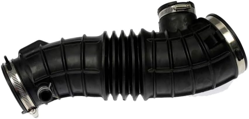 KarParts360 For Honda Ridgeline 2009 10 11 12 13 2014 Engine Air Intake Hose | Rubber Material | Black | One Piece Configuration | Molded Assembly End 1 & 2 Shape | Replacement For 17228-RJE-A10