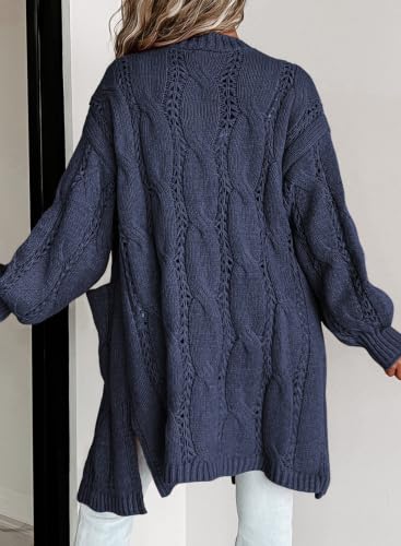 Image of Dokotoo Women Long Cardigan Open Front Knit Sweater 2026
