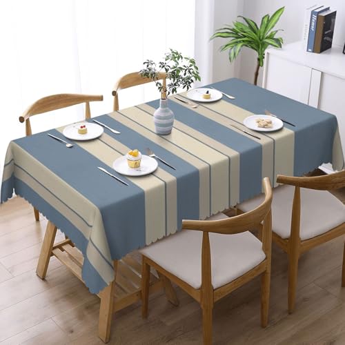 Nappe rectangulaire décorative à rayures de qualité supérieure pour buffet chic - 3