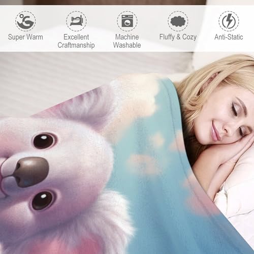 Couverture super douce koala pour des nuits chaudes et sereines
