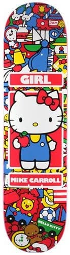 Amazon | 【ガール GIRL スケボー デッキ】CARROLL HELLO KITTY DECK 