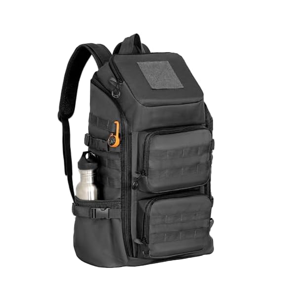 Lightweight Tactical Backpacks with Laptop Compartment for Men 40L EDC MOLLE Military Style 17 in Computer with Cup Holder Travel Hiking Daypack
