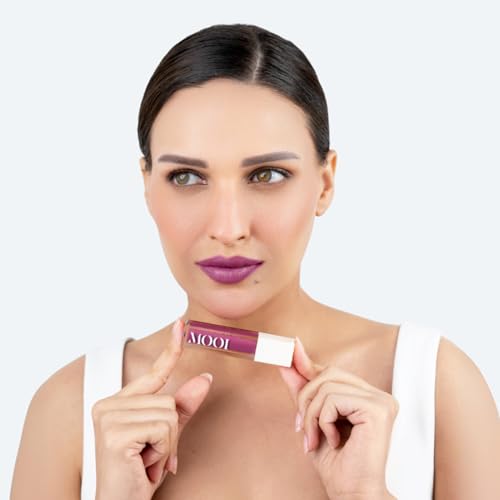 Image of Liquid Matte Lipstick - Wild Cat, Deep Mauve Plum | Food-Proof, Transfer-Proof, Lightweight | Lasts Up to 8 Hours | 5 ml