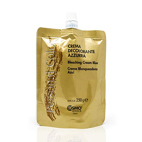 Crema decolorante color AZUL – Loción profesional decolorante en crema 250gr