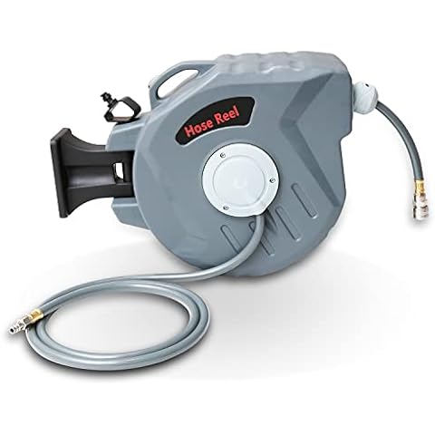 Lospitch Manguera de aire comprimido enrollador automático 20m Cover