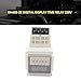 DH48S-2Z 220V Digital Time Relay with Socket Base - Dual Timer Delay (0.01s-99h) - 5A 250VAC Fully Automatic Control Relay - LCD Display Adjustable Buttons for Industrial/Home Automation