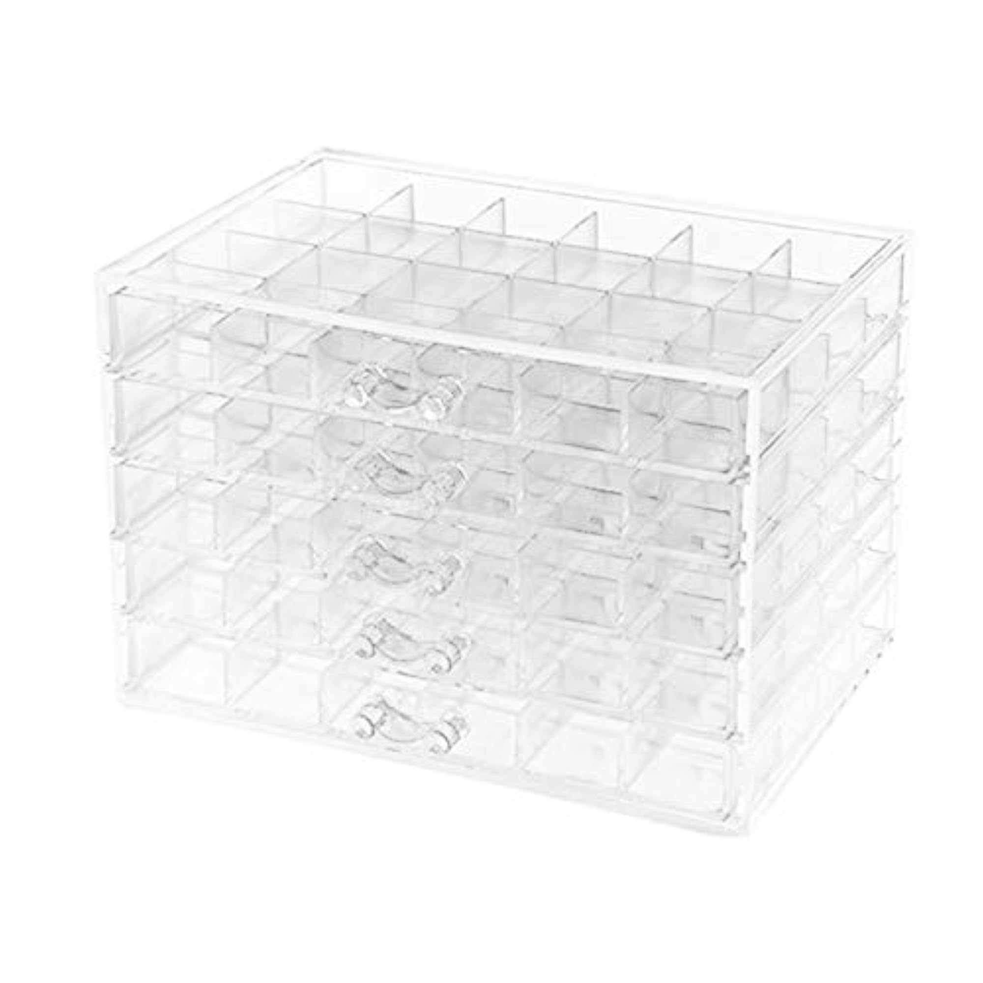 5 Layers Transparent Acrylic Storage Drawer for Nail Polish Art