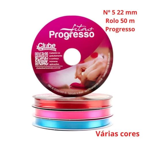 FITA CETIM SIMPLES CF005 22 mm COR 249 VERDE MILITAR ROL 50 metros