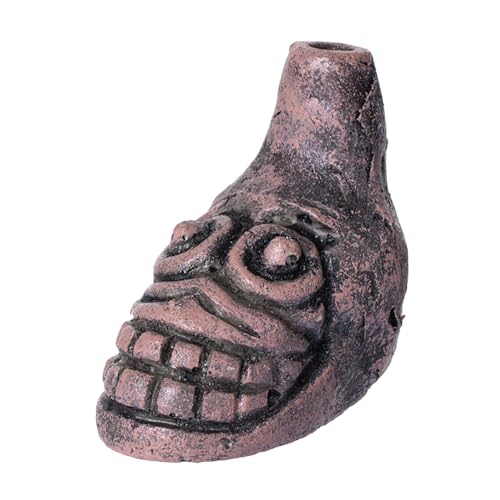 Aztec Death Whistle, Up To125+ Decibels Loud Real Screaming Aztec Death Whistle Loudest Authentic Human Authentic Human Ehecachichtli Sounding Screams War Whistle (Pink)