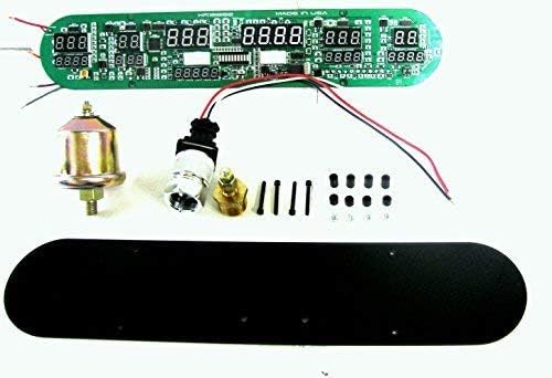 Intellitronix Six Gauge Universal Digital Panel Red DP10002-R Made in The USA