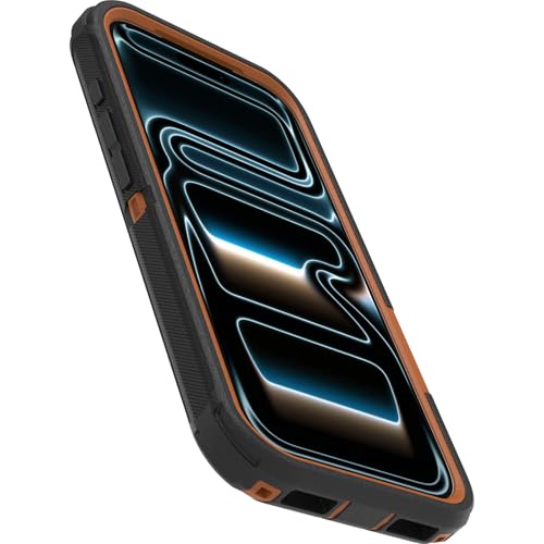 Image of OtterBox iPhone 17 Pro (Only) - Defender Series Case - Black Chateau (Black & Orange) - Snaps on MagSafe - Tough - Rugged & Durable