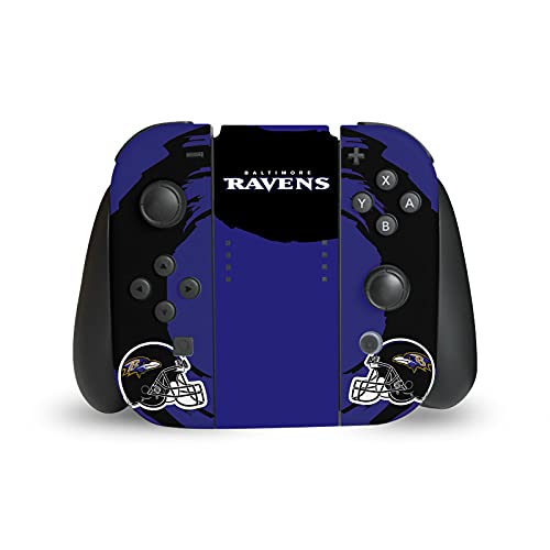 Skin Baltimore Ravens pour Nintendo Switch OLED par Head Case Designs - 5