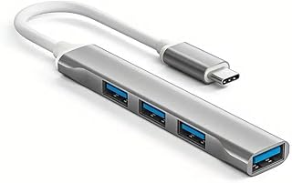 Shrux 4 Port USB Hub 3.0 with Power Switches & LED Lights | SuperSpeed USB Splitter for Laptop, PC, Mac, Keyboard, Mouse, Price In India