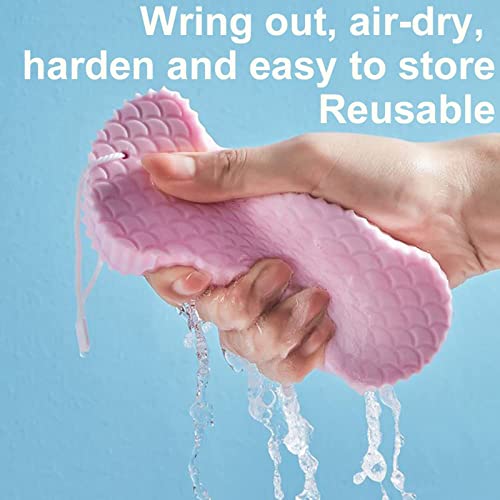Esponja de baño y ducha exfoliante 3D para un spa relajante en casa 4