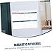TEHAUX Magnetic Dry Erase Calendar Planner for Fridge Reusable Monthly Schedule Whiteboard Versatile Organization Tool for Home Kitchen Office Easy to Clean Design