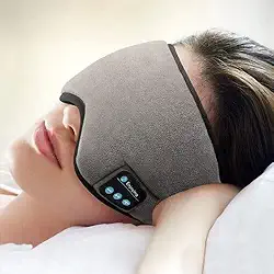 Máscara De Dormir Bluetooth 5.0 Com Fones De Ouvido Sem Fio Sono Profundo Relaxante Viagem Confortável