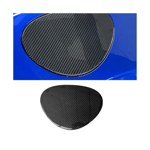 Embellecedor de cubierta de tanque de combustible de fibra de carbono real para Subaru BRZ, compatible con Toyota GR86 2022.
