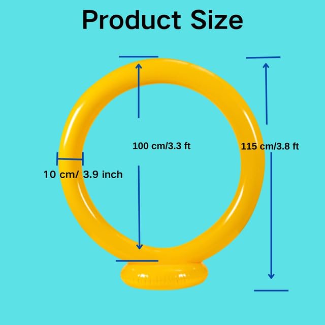 Amazon.com: Inflatable Yard Jump Ring Sonic Rings for Boys