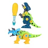 Jouets éducatifs - ils doivent assemblés modèle de dinosaure, ce qui est idéal pour que les enfants coopèrent ou rivalisent pour terminer un jeu, assembler des jouets
