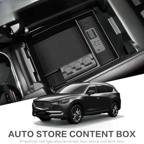Boîte de stockage cachée Mazda CX-8 CX-9 plateau insert premium - 3
