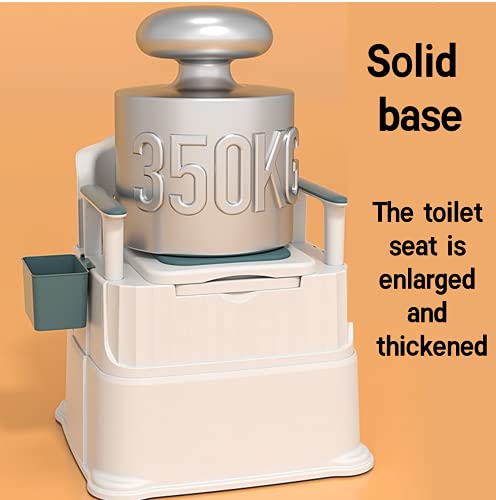 Dzz Broin 3-In-1 Mobile Bedside Commode Chair -Commode Toilet Chair. Deluxe, Sturdy And Beautiful Extra-Wide Seat,Anti-Slip And Anti-Rollover, For The Elderly, Children, And The Disabled #TOP5