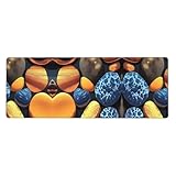 Taille extra large : mesurant 80 x 30 cm, il peut accueillir un clavier, une souris, un ordinateur portable/de bureau et des accessoires, offrant suffisamment d'espace pour un accès facile.