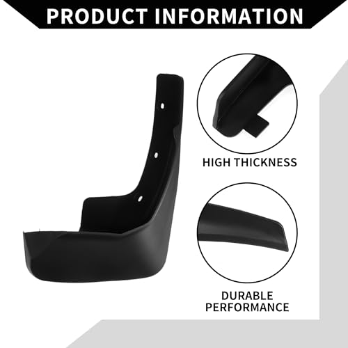 Image of Mud Flap Splash Guard with Mount Accessories for Ford Edge 2015-2018 / Front & Rear Side Mud Guards /Durable / 1 Set