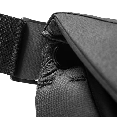 Peak Design Everyday Messenger V3 13L, Black, Weatherproof Camera and Work Bag with Laptop Sleeve, Expandable, MagLatch Closure, FlexFold Dividers, Fits 13" Laptop, Messenger Bag for Men and Women