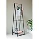 Brabantia - Kleiderbügel - rutschfeste Stoffbeschichtung - Kleiderbügel aus Stoff - Soft Touch Garderobenzubehör - Kleiderständer Organisator - 3er-Set - Black/White - 21,5 x 41,5 x 1,3 cm