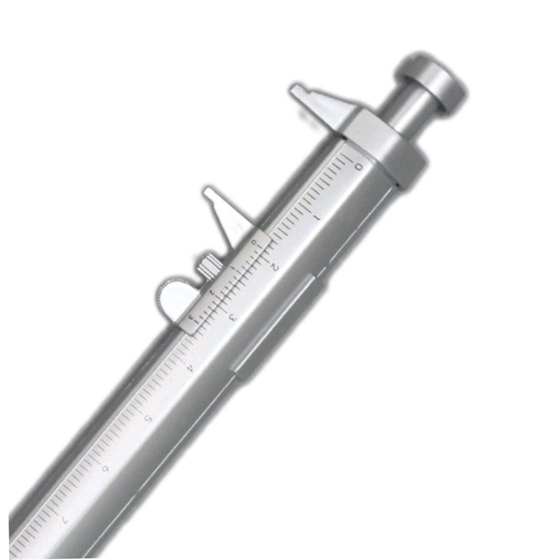 Vernier Caliper Vernier Caliper Pen Black Gel Ink 1.0mm Ballpoint Multifunction Measuring Ruler 5PCS