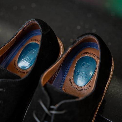 Image of Gunnar and Troy Sentinel Mens Oxford Dress Shoes, Multi-Colors & Sizes | Men's Wingtip Oxford Dress Shoes, Soft Leather Classic Lace-Up Modern Shoes