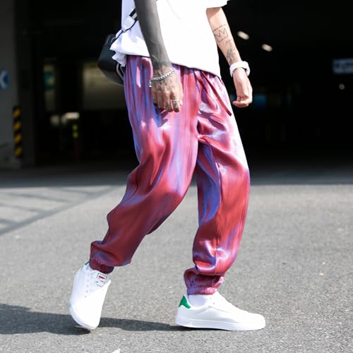 Pantalon de jogging sarouel ample pour homme avec une taille élastique confortable