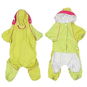 Dubbellaags Pet Raincoat Pet Thicken Raincoat, Dog Raincoat, Puppy Pet Dog Raincoat voor hond(XXL)