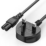 Power Cable Compatible with LG TV 3M Black, Ancable 2 Pin Figure 8 Power Lead Compatible with LG, Sumsang TV, PS4, PS5,Xbox etc.